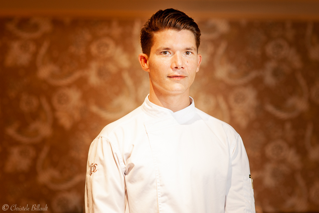 eddy bajeaux, the chef behing Club Pierre Charron's restaurant